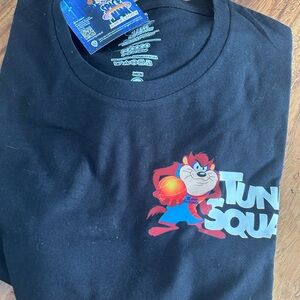 NWT- Tasmanian devil Taz  "Space Jam” Graphic Tee - Black XS